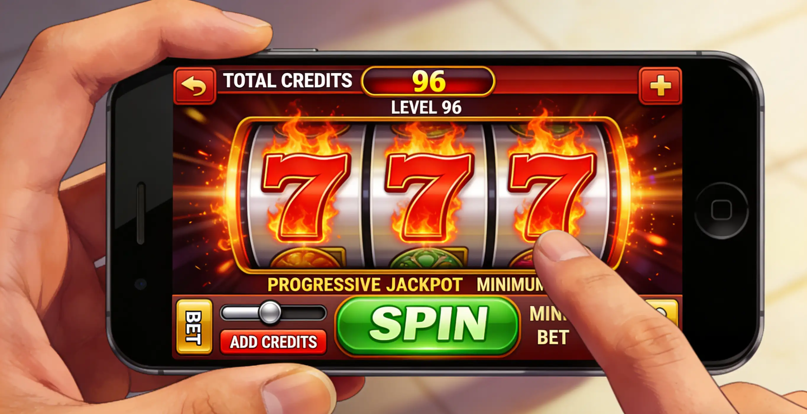 Slots Online App Interface
